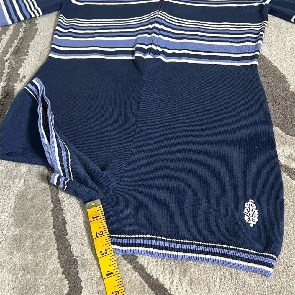 NWOT Free People Movement Blue It's Cold Outside Playsuit Navy Striped Sz Medium